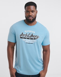 Jack &amp; Jones Logo T-Shirt - Blue