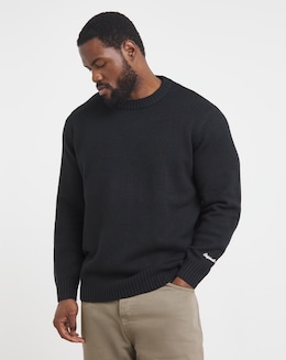 Jack &amp; Jones Norrebro Logo Jumper - Black