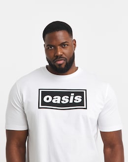 Jack &amp; Jones Oasis Crew Neck T-Shirt - White/Multi