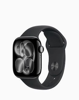 Apple Watch Series 11 GPS 42mm - Jet Black Aluminium/Black Sport Band - M/L