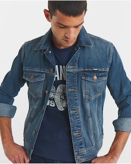 Wrangler Classic Denim Jacket - Mid Stone