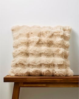 Bubble Faux Fur Cushion