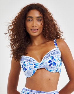 MAGISCULPT Twist Front Plunge Underwired Bikini Top