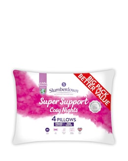 Slumberdown Super Support Cosy Nights 4 Pack Pillows