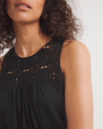 Crochet Detail Vest Top