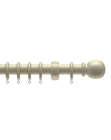 28mm Wooden Curtain Pole Set
