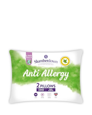 Slumberdown Anti Allergy Firm Pillows - 2 Pack