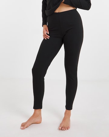 Pretty Secrets Thermal Brushed Fleece Legging - Black