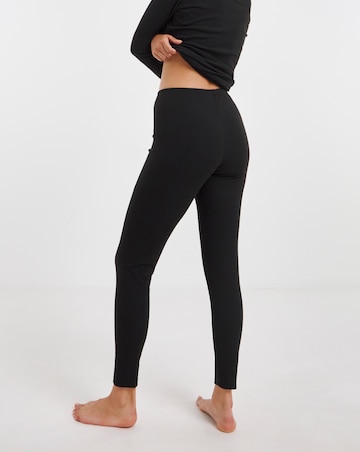 Pretty Secrets Thermal Brushed Fleece Legging - Black