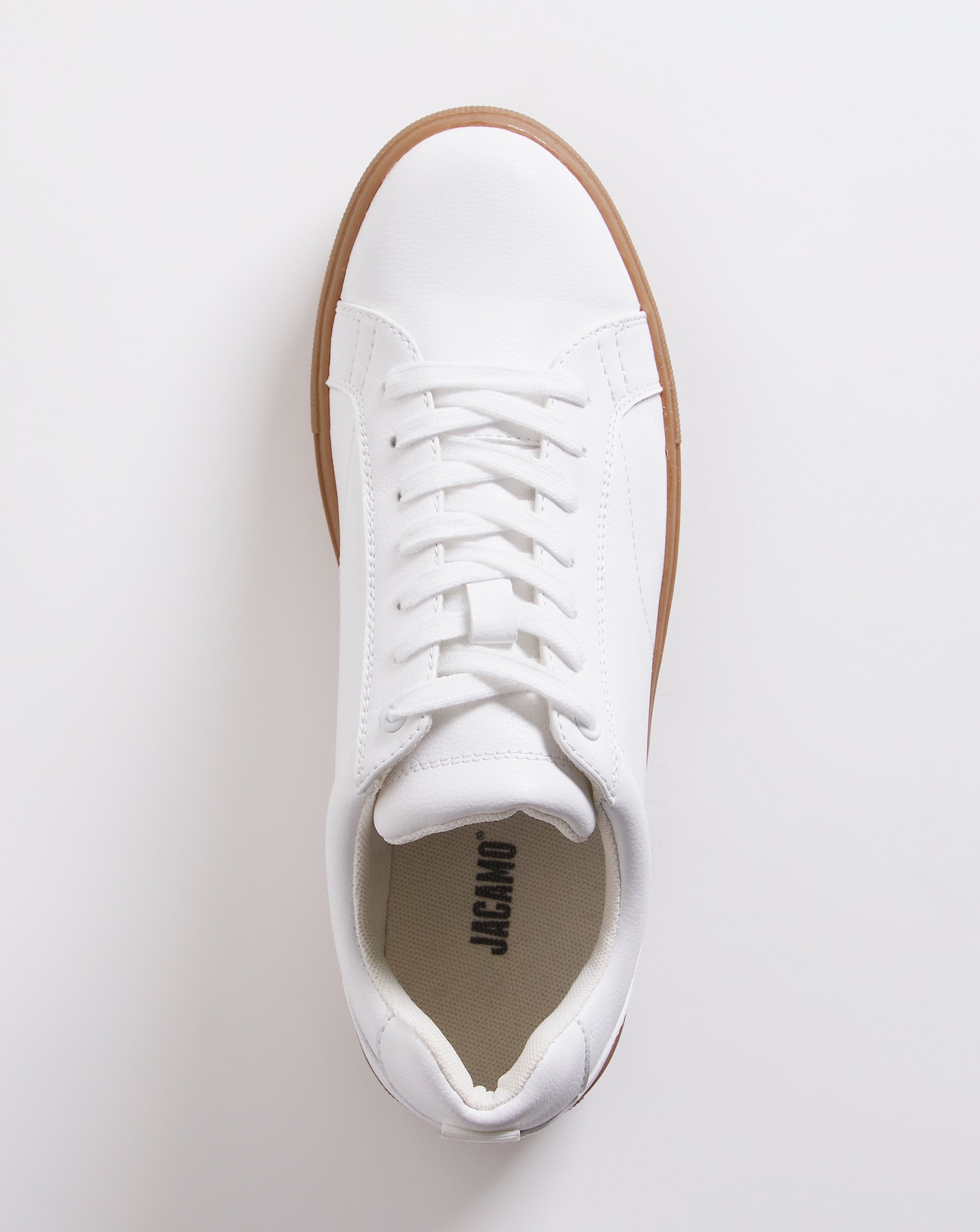 Gum sole white trainers outlet
