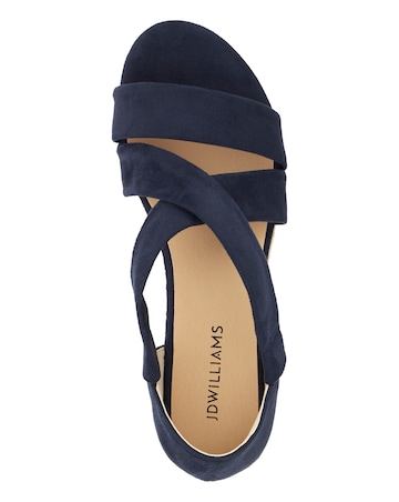 Sonya Soft Strap Espadrille Sandals Wide E Fit