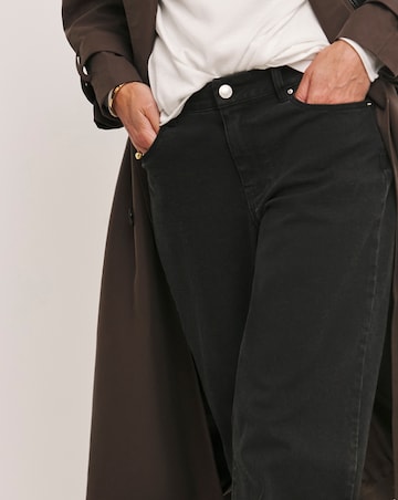Anthology Washed Black Wide Leg Jeans