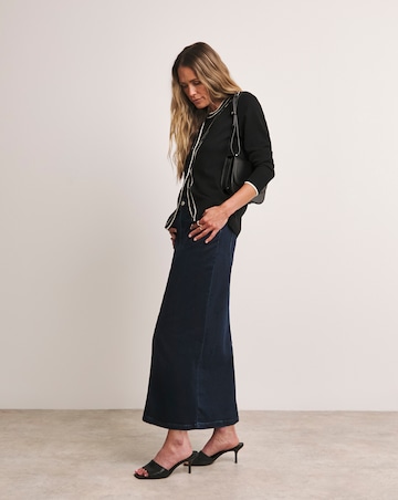 Anthology Indigo Maxi Skirt