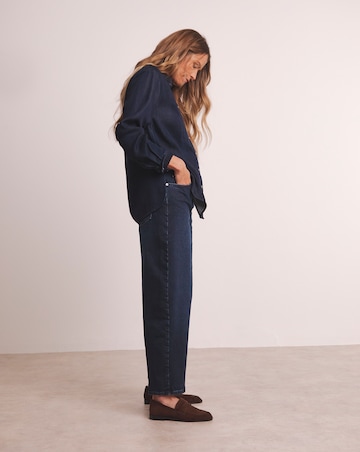 Anthology Indigo Barrel Leg Jean
