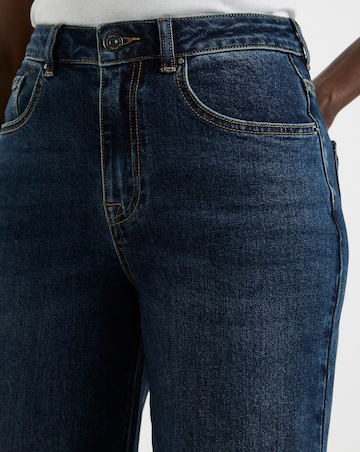 Dark Blue Authentic Wide Leg Jeans
