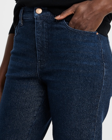 Dark Blue Magisculpt Straight Leg Jeans