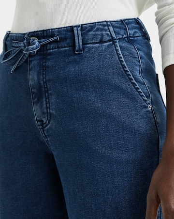 Blue Cosy Wide Leg Jeans