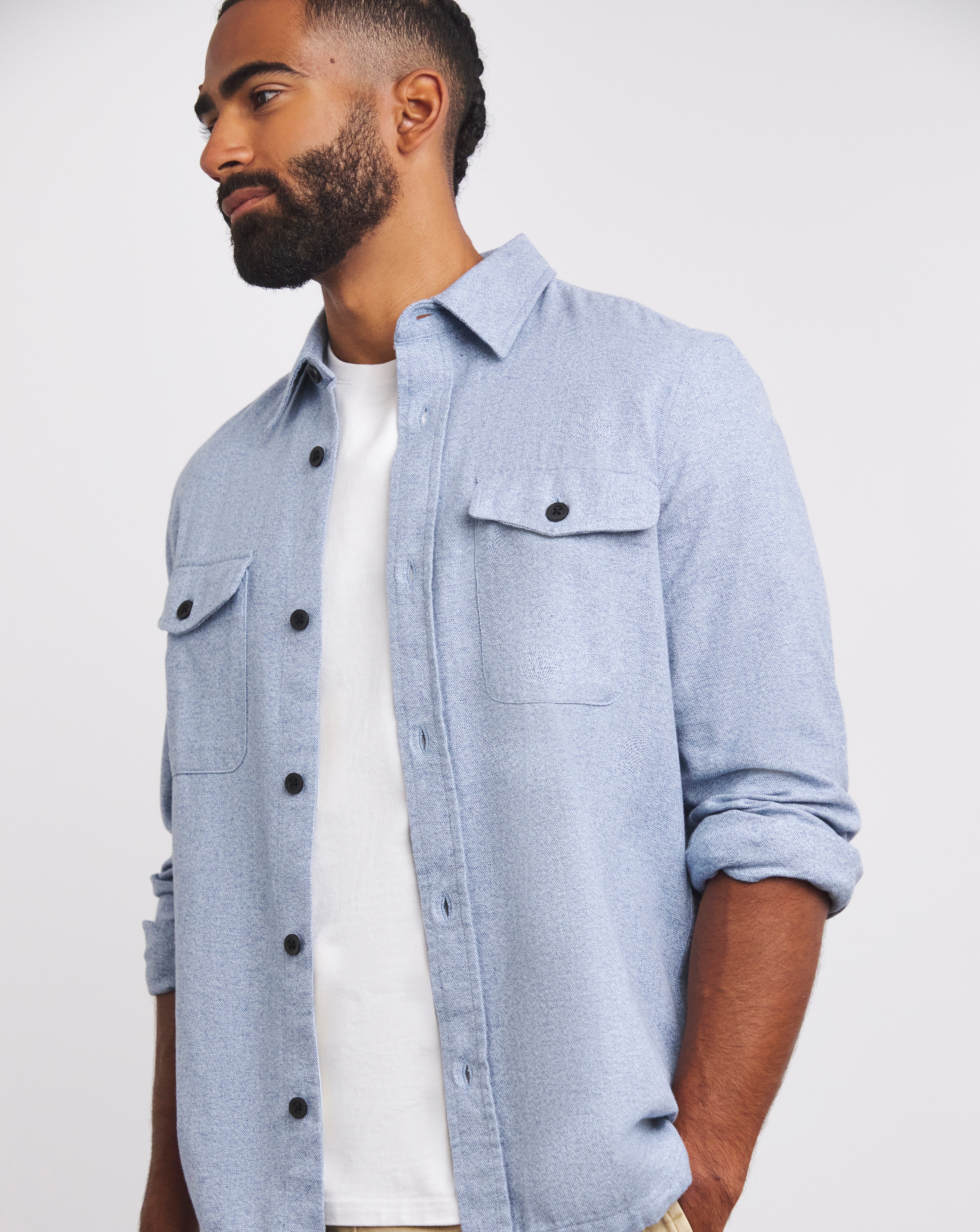 Double Pocket Flannel Shirt | Marisota