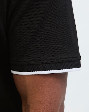 Jack & Jones Premium Paulos Tipped Polo - Black
