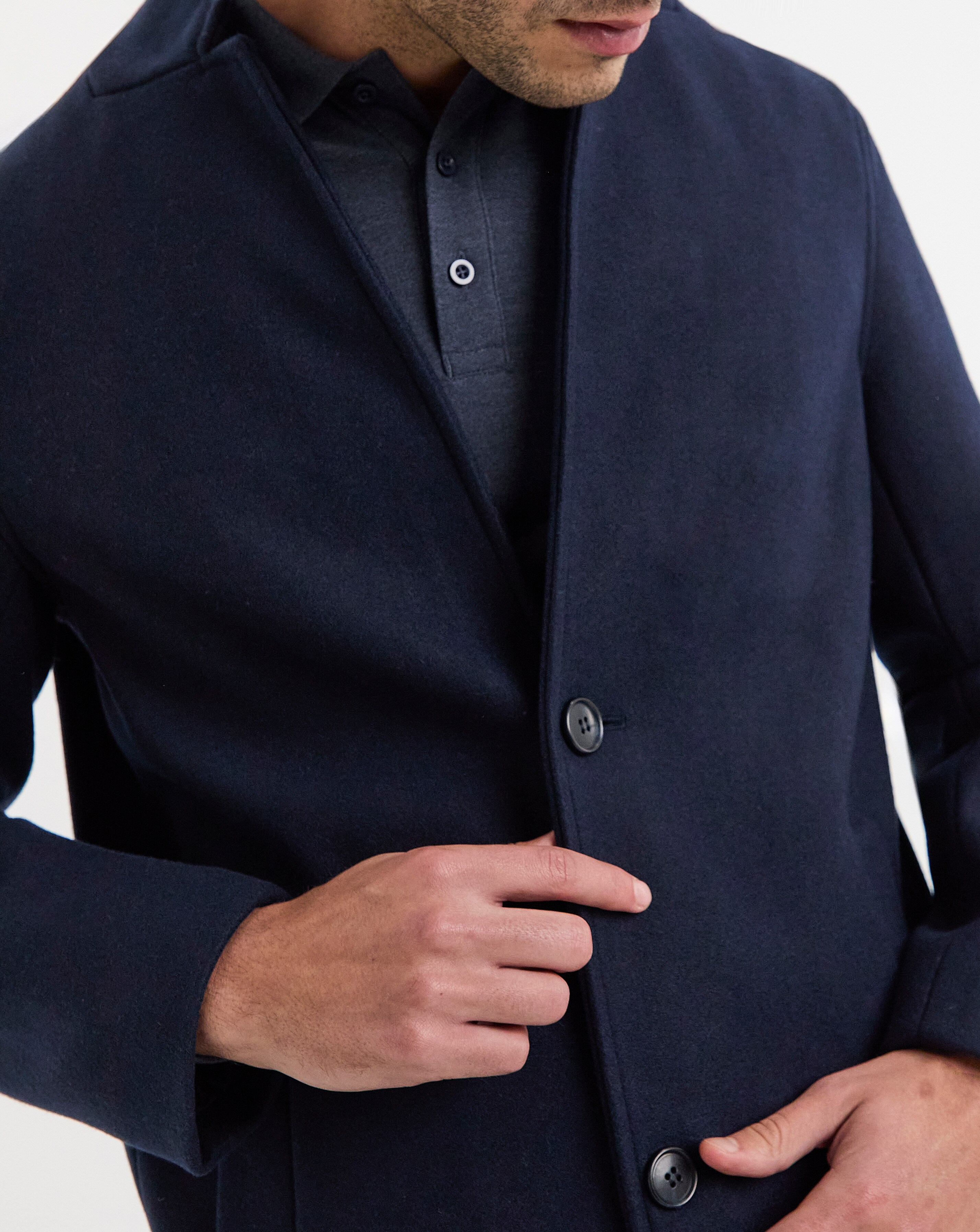 【美品】MARNO Jane coat Navy Marno jane coat navy