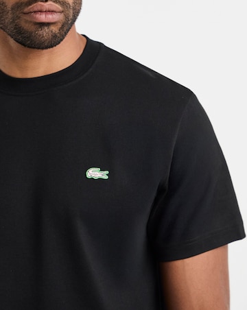 Lacoste Short Sleeve Back Graphic T-Shirt - Black