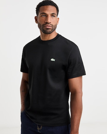 Lacoste Short Sleeve Back Graphic T-Shirt - Black
