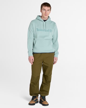 Timberland Hampthon Tonal Logo Hoodie - Blue
