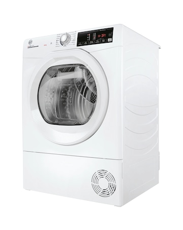 Hoover H-DRY 350 HRE C10TE-80, 10kg, Condenser Tumble Dryer - White