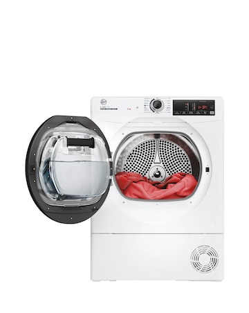 Hoover H-DRY 350 HRE C9TBE-80, 9kg, Condenser Tumble Dryer - White