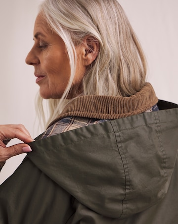 Julipa Cord Wax Look Padded Jacket