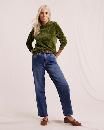 Julipa Button Neck Chenille Jumper