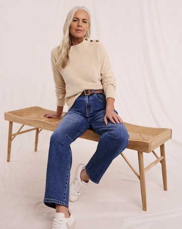 Julipa Button Neck Chenille Jumper