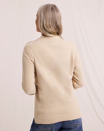 Julipa Button Neck Chenille Jumper