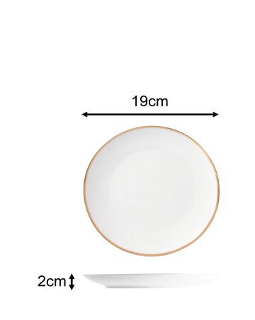 Waterside Goldline 12 Piece Dinner Set