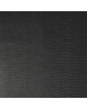 Superfresco Easy Crocodile Skin Black Wallpaper