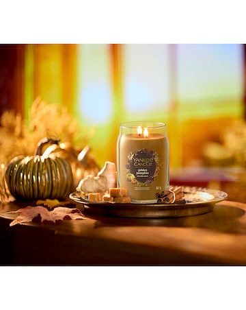 Yankee Candle Signature Large Golden Pumpkin