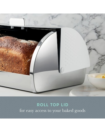 Swan Elegance Bread Bin - 14L - White