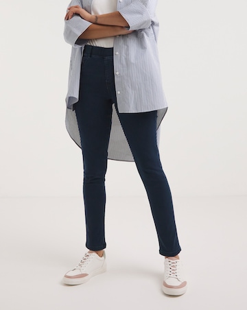 Simply Be Bella Dark Indigo Pull On Slim Leg Jeggings