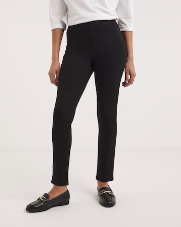 Simply Be Bella Black Pull On Slim Leg Jeggings