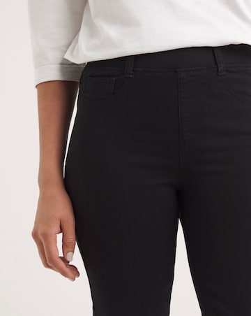 Simply Be Bella Black Pull On Slim Leg Jeggings