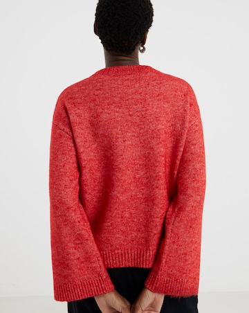 Re-luxe Paprika Wide Sleeve Jumper