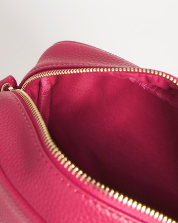Pink Zip Detail Across Body Camera Bag