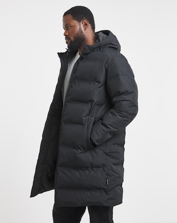 Jack & Jones Global Puffer Coat - Black