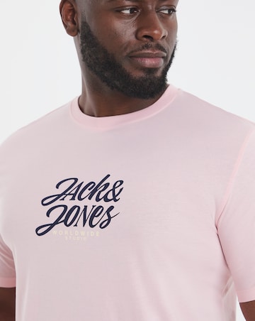 Jack & Jones Avria Logo T-Shirt 2 Pack - Multi