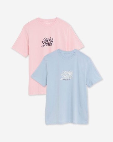 Jack & Jones Avria Logo T-Shirt 2 Pack - Multi