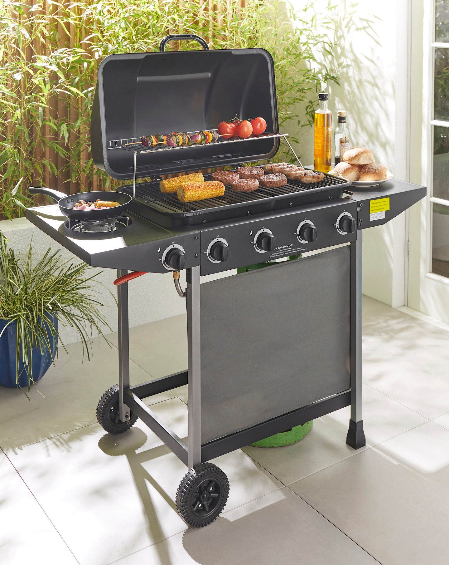 4 burner gas barbecue online