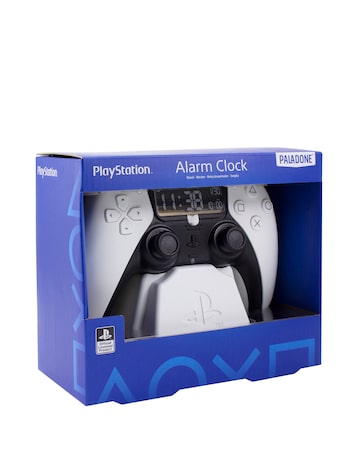 PS5 DualSense Console Controller Alarm Clock, USB-Powered with Snooze Function