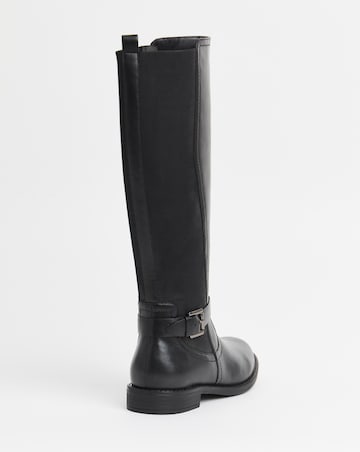 Fala Leather Elasticated Riding Boots - Extra Wide Fit (EEE) & Standard Calf