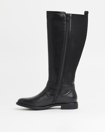 Fala Leather Elasticated Riding Boots - Extra Wide Fit (EEE) & Standard Calf