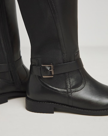 Fala Leather Elasticated Riding Boots - Extra Wide Fit (EEE) & Standard Calf